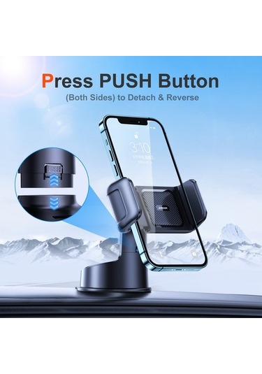 Joyhub Betty Becky Joyroom Jr-zs284 Araç Kontrol Paneli Telefon Tutacağı Siyah Havalandırma X1lnhn