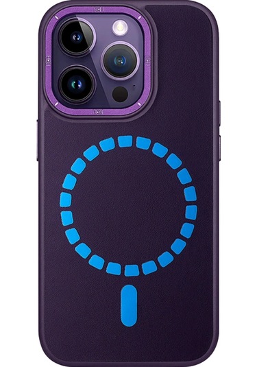 İphone 13 Pro Kılıf Hbc-156 Forum Magneticsafe Kapak - Derin Mor