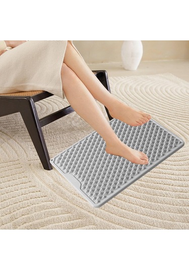 Suntek Ayak Masaj Aleti Hafif Kompakt Akupresür Matı Fitness Gri