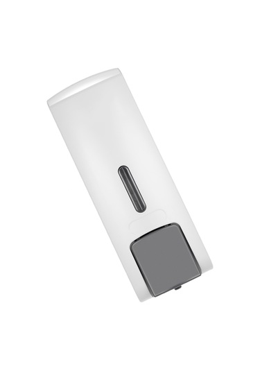 Chuangdıan Cd-1019 300ml Duvara Monte Tek Şişe Manuel Sabunluk Şampuan,beyaz Diğer