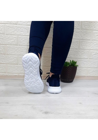 M.p 1501 Lacivert Fuspetli Rahat Ve Hafif Bayan Spor Ayakkabı 001