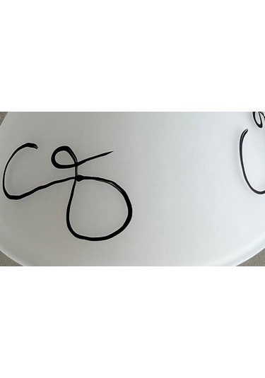 Ergani Tekli Avize Beyaz