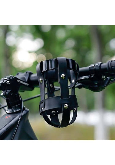 Sones Açık Hava Anti-sarsıntı Bisiklet Su Şişesi Tutucu Bisiklet Bardak Taşıyıcısı Siyah Ağ + Siyah Tutucu