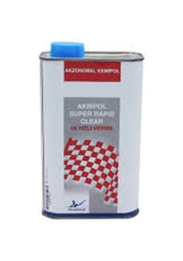 Akzonobel Akripol Super Rapid Clear 2k Hızlı Vernik 1 Litre