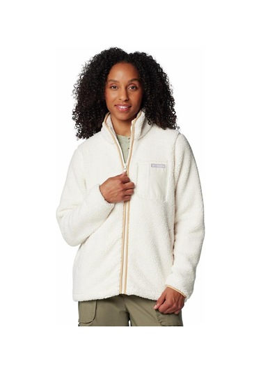 Columbia West Bend Tam Fermuarlı Iı Kadın Polar Üst Ekru Ak5171 001