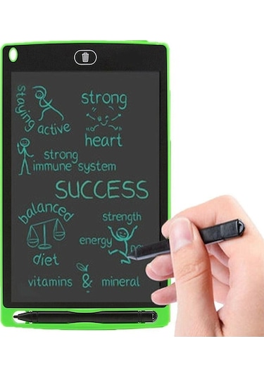 Taşınabilir Lcd 8.5 Inç Dijital Kalemli Çizim Yazı Tahtası Not Ya