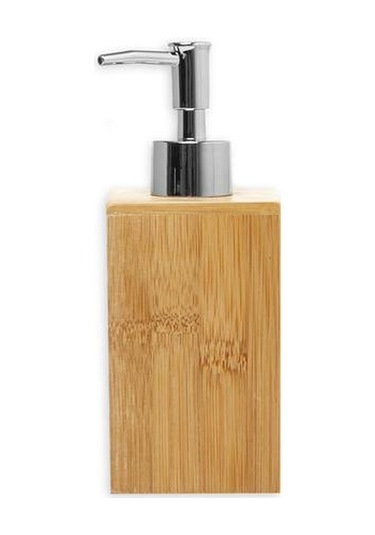 Lorin Bambu Sıvı Sabunluk Açık Kahverengi