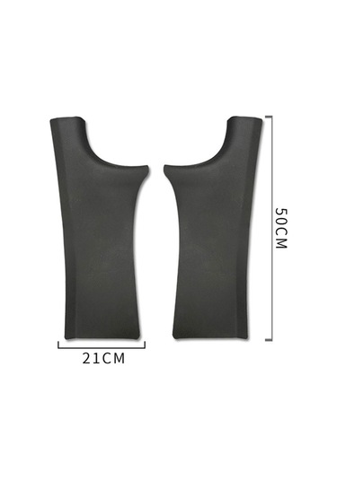 Tesla Model Y Arka Kapı İçin Dahili Eşik Şeridi Arka Koltuklar Tekme Önleyici Deri Koruyucu Ped Karbon Fiber Karbon Fiber