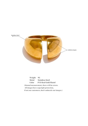 Eetit Minimalist Paslanmaz Çelik Bildirimi Metal Moda Geometrik Sıradışı Yüzük Kadınlar İçin Kişiselleştirilmiş Doku Parmak Takı 8 Altın