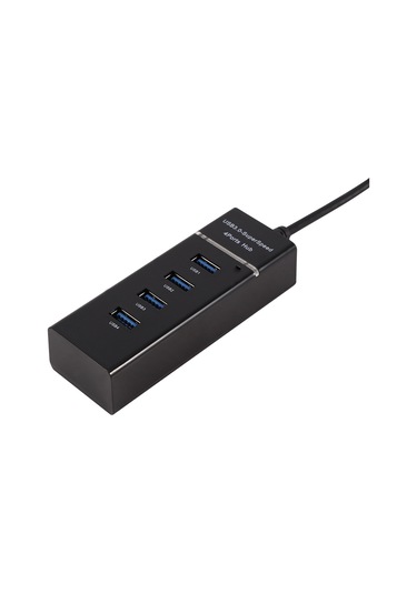 Ximistore9 Usb 3.0 4 Portlu Hub: 5gbps Hızlı Veri Transferi, Çoklu Cihaz Desteği, Siyah Usb 2.0/1.1 Uyumlu