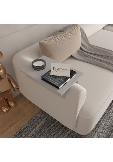 Boliva Koltuk Yanı Sehpa - Sis Gri Gri