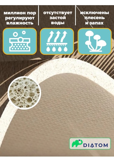 Diatom Bulaşık Kurutma Paspası, Emici Nano Paspas, 50x40 Cm. 187845729 Turkuaz