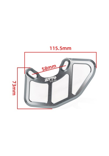 Mufunye Mtb Zincir Koruyucu: Alüminyum Alaşım, Kompakt Tasarım, Siyah/titanyum Renk Seçenekleri, Cg23/cg24 Modelleri Siyah