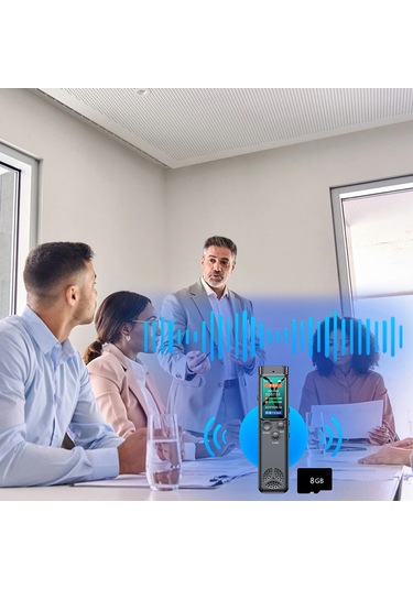 Teltree 32gb Siyah Portatif Ses Kaydedici - Profesyonel Gürültü Azaltma, Tek Tuşla Kayıt, Zamanlı Kayıt Ve Müzik Çalar Fonksiyonları