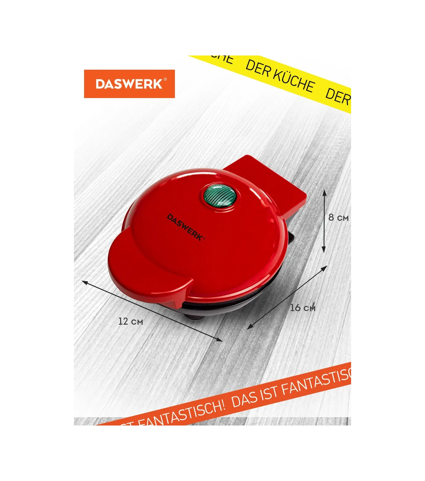 Daswerk Elektrikli Tost Makinesi Ve Waffle Yapma Cihazı 208992652