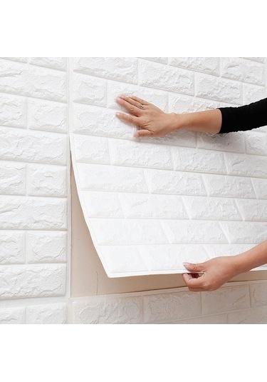 Opulentliving 3d Kendinden Yapışkanlı Duvar Paneli - Mutfak/yatak Odası, Su Geçirmez Dekor 70x77cm