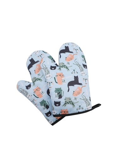 Haşlanma Önleyici Fırın Eldiveni Kaymaz Mutfak Eldiveni Mutfak Pişirme Eldiveni Mikrodalga Eldiven Pişirme Q