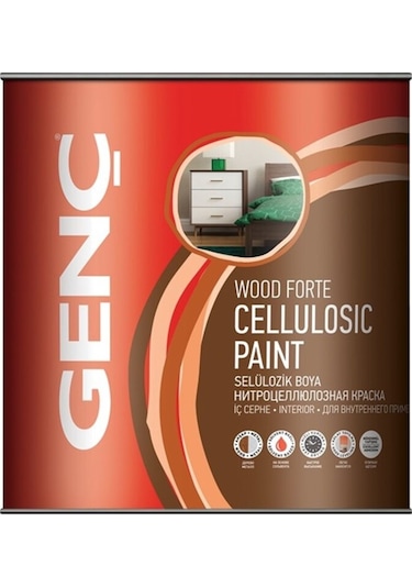 Genç Selülozik Boya  Kahve 0,75 Lt