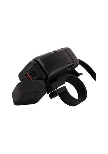 Novahub Usb+c Tipi Şarj Qc3.0 Motosiklet Kırmızı Cihazı Altın Hk Altın