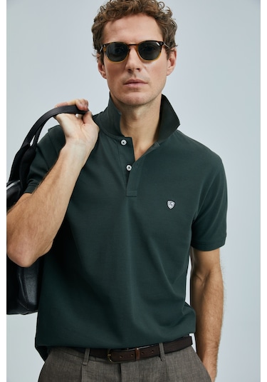 Lufian Erkek T Shirt 111040206s2 Beyaz-haki Beyaz-haki