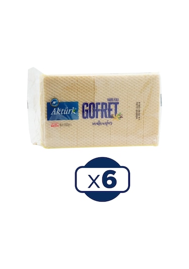 Aktürk Sade Gofret 6 x 200 G