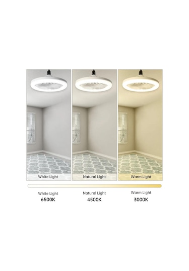 Işık İle Akıllı Celing Fan E27 Uzaktan Kumanda Kısılabilir Tavan Vantilatörü Lambası Yatak Odası Oturma Odası Mutfak İçin E27 Işık İle Akıllı Celing Fan E27 Uzaktan Kumanda Kısılabilir Tavan Vantilatörü Lambası Yatak Odası Oturma Odası Mutfak İçin E27