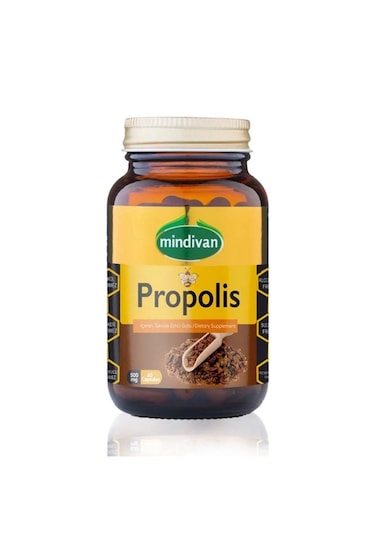 Mindivan Propolis Ekstraklı 60 Kapsül - Kapsül Gıda Takviyesi
