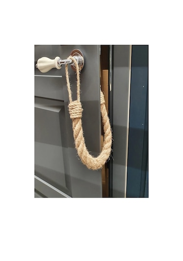 Kapı Stopu - Otantik Jüt Halat Kapı Stopu - Door Stopper
