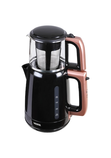 Vestel Sefa 3000 RS Cam Demlikli 1.9 L Çay Makinesi Rose Gold