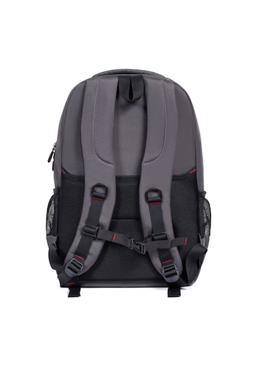 Dada Gri Okul Çantası Geniş İç Hacim Yandan Cepli Uzun Ömürlü ve Sağlam Ortaokul - Lise - Üniversite