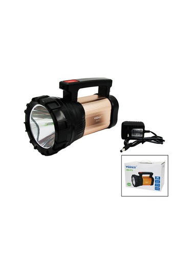 20w El Feneri - Projektör - Fiş Şarjlı - Metal Gövde - Powerbank Çok Renkli