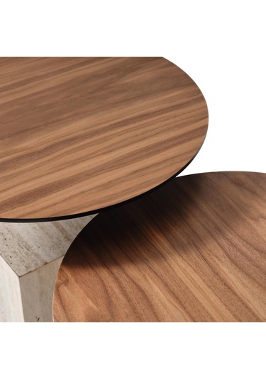 Orta Sehpa Takımı No:779 Mdf 2 Li Sehpa Takımı Zigon Sehpa Rehome