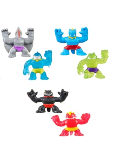 Goojitzu Minis 6 Li Figür Blazagon Shredz Rock Jaw Tyro Trash Ter
