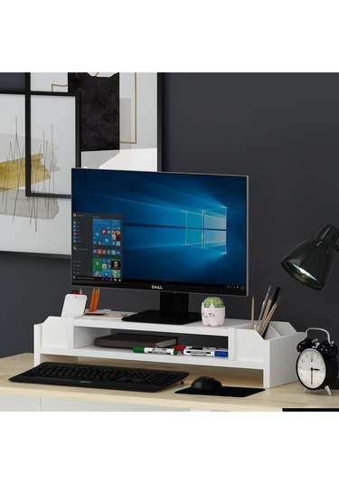 Çınar Monitör Yükseltici Beyaz-beyaz