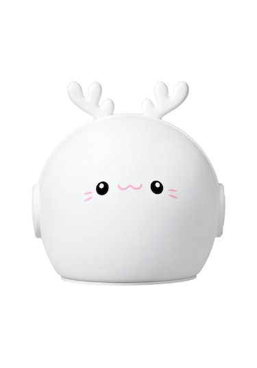 Suntek Silikon Kreş Gece Lambası Kısılabilir Renk Değiştirme Geyik Eklentisi Çok Renkli