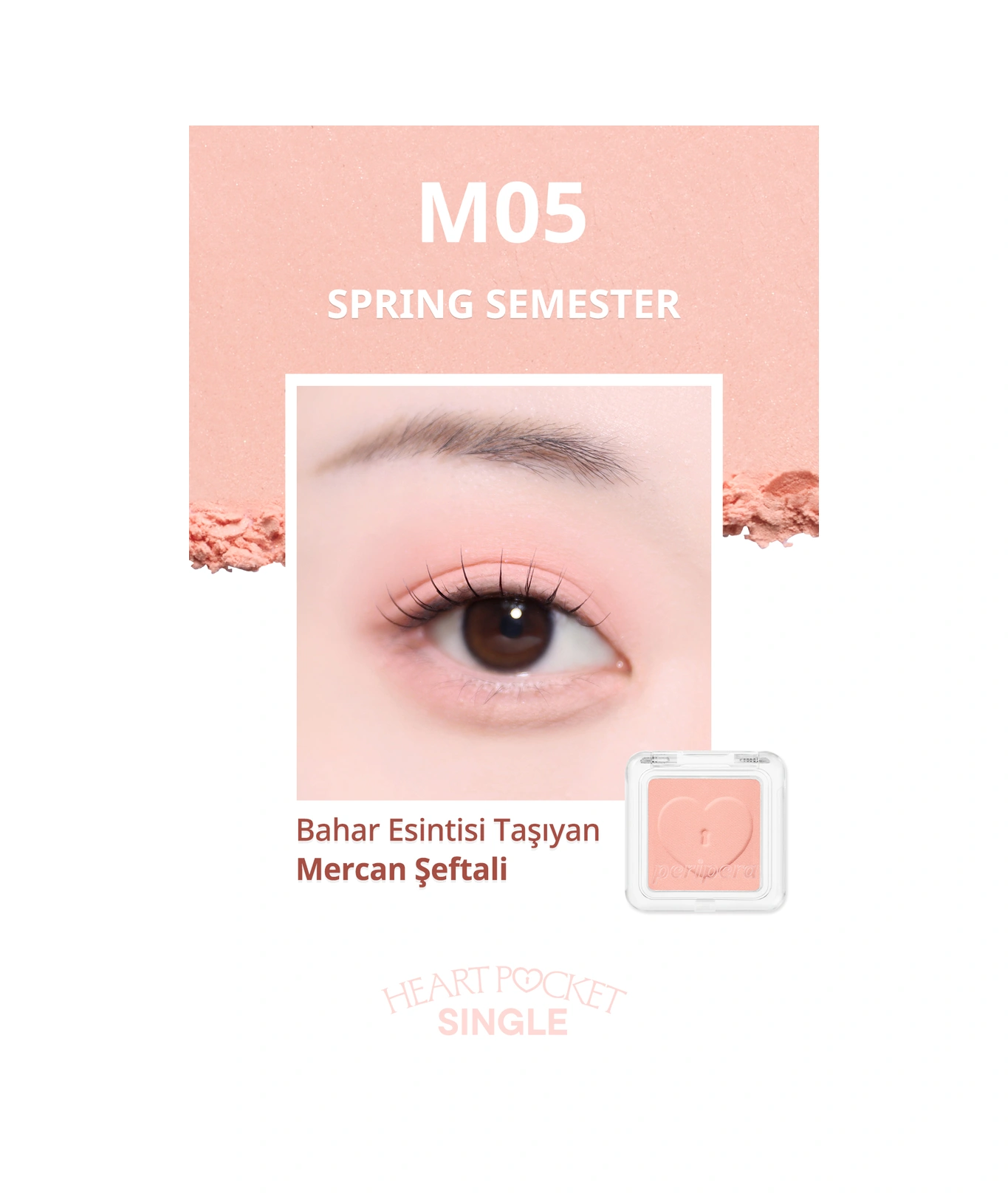 Peripera Heart Pocket Single M05 Spring Semester M05 Spring Semester
