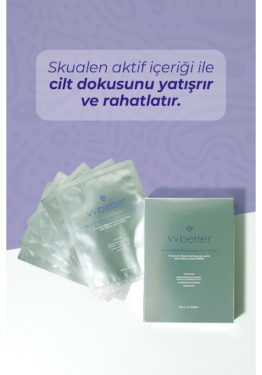 Vvbetter Rejuvenating Squalane Mask Yüz Maskesi Kore 28 ML