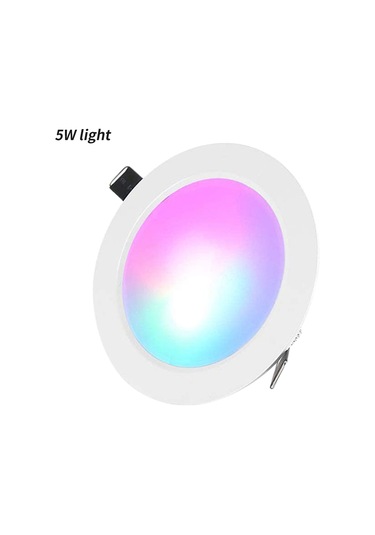 Yaleker 5w Rgbw Led Panel Işık, 16 Renk Ve 4 Flaş Modu, Uzaktan Kumandalı, 800lm Parlaklık, Ac85-265v Diğer