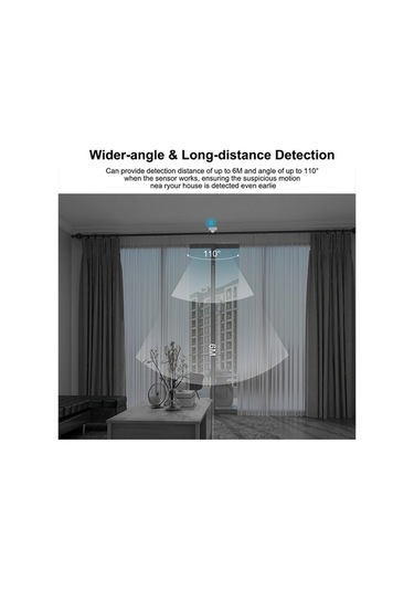 Moly Zigbee Akıllı Pır Hareket Sensörü, Snzb-03, 6m Algılama, 110 Açı, Pil Dahil, Ifttt Desteği