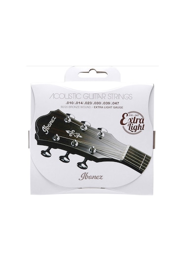 Ibanez IACS61C 80/20 Bronze Wound Extra Light Takım Tel Akustik G