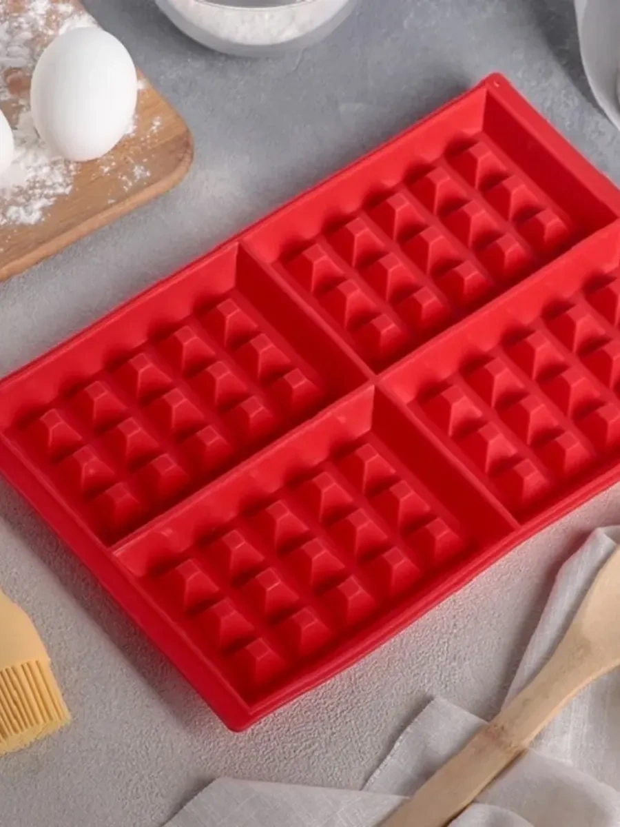 Fınky Waffle Yapım Kalıpları 272068011 KIrmızı