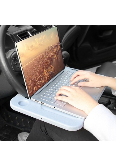 Wezone Araç İçi Çok Amaçlı Dizüstü Masa Direksiyon Ve Koltuk Arkası Kullanımı İçin Ergonomik Taşınabilir Çalışma Platformu