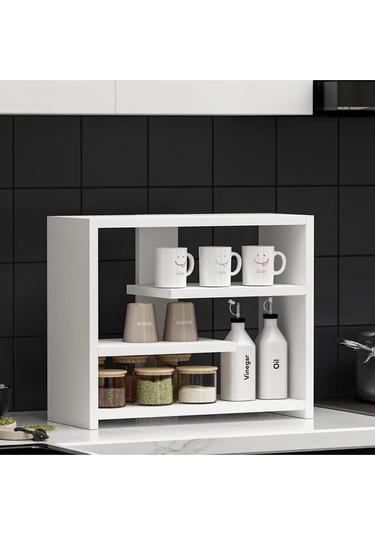 Gupse Raf Atlantik Çam - Beyaz Beyaz