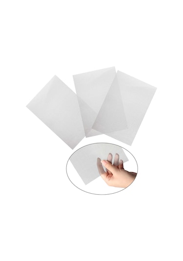 Mufunye 3 Adet Paslanmaz Çelik Tampon Ağı - Çatlak, Delik Ve Ağ Tamiri İçin