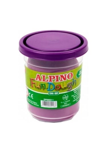 Alpino Tek Renk Oyun Hamuru Mor 130 Gr.