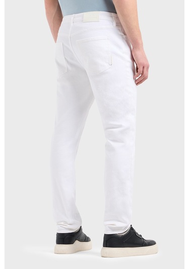 Armani Exchange Erkek Kot Pantolon Xm000070 Af14267 U0001 Beyaz Beyaz