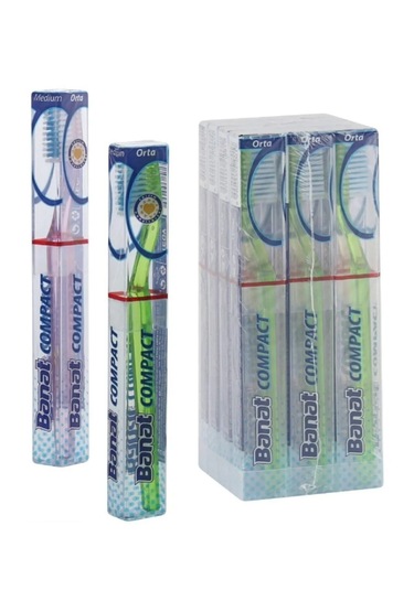 Banat Compact Diş Fırçası Orta 5'li