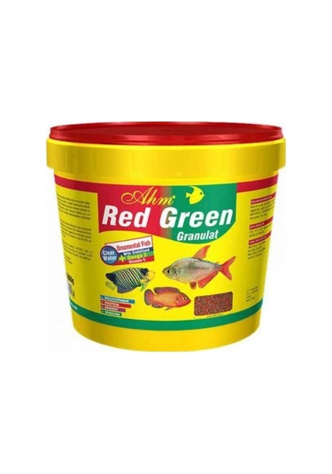 Ahm Red Green Granulat Akvaryum Balık Yemi Açık Yem 250 G