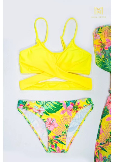 Mına Store 3'lü Bikini Çiftler İçin Ayrı Parçalı Mayo 208022595