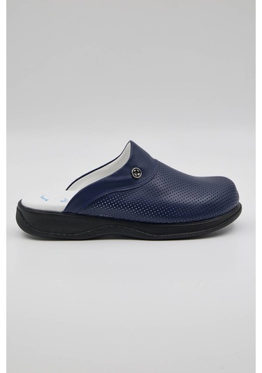 Term-0012 Quicksteps Professional Erkek Anatomik Ve Comfort Sabo Terlik Lacivert